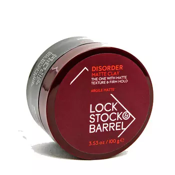 LOCK STOCK & BARREL Жесткая глина Disorder Matte Clay