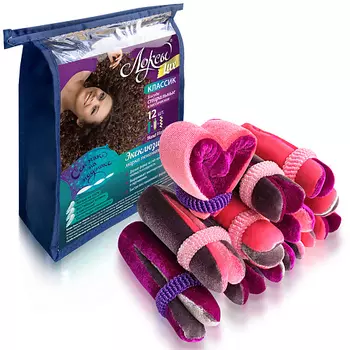 ЛОКСЫ Бархатные бигуди для кудрей и локонов Люкс Классик