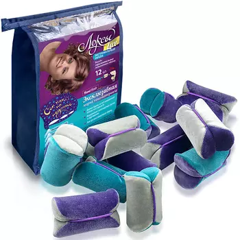 ЛОКСЫ Бархатные бигуди для локонов. Люкс Экстремальный объём Дизайн Перламутровый шик