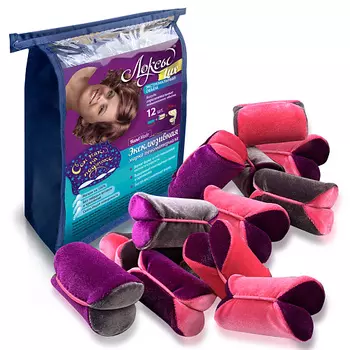 ЛОКСЫ Бархатные бигуди Люкс Макси для длинных волос