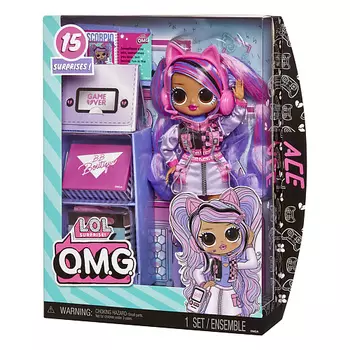 LOL SURPRISE ЛОЛ СЮРПРАЙЗ Кукла ОМГ Эйс Серия 9 с аксессуарами