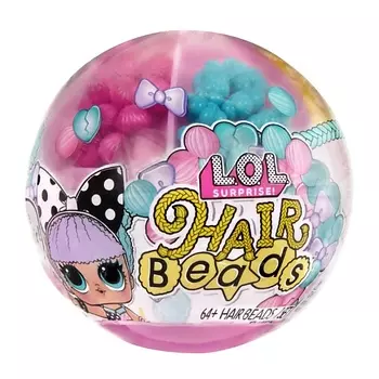 LOL SURPRISE ЛОЛ СЮРПРАЙЗ Кукла в шаре Hair Beads с аксессуарами