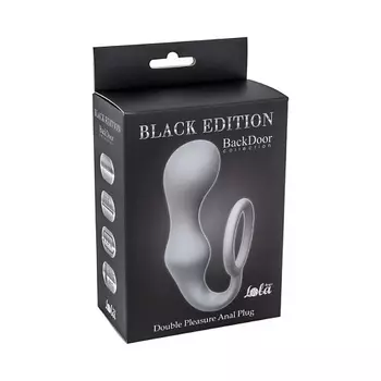 LOLA Эрекционное кольцо с анальной пробкой Double Pleasure Anal Plug