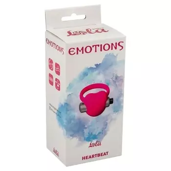 LOLA Эрекционное виброколечко Emotions Heartbeat
