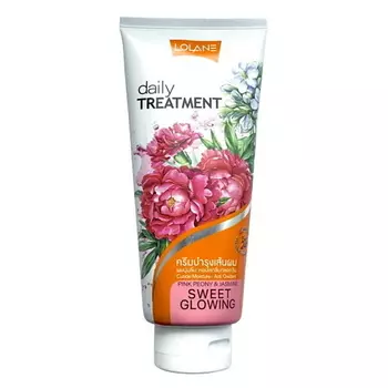 LOLANE Арома-маска для волос для ежедневного ухода за волосами Сияние (Пион и Жасмин)