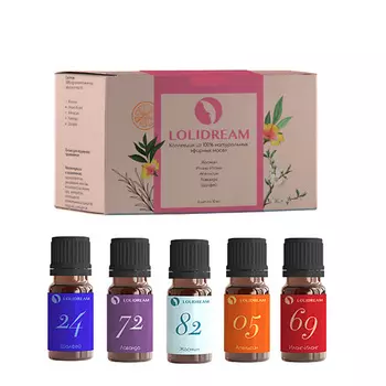 LOLIDREAM Набор натуральных эфирных масел Счастье 10.0