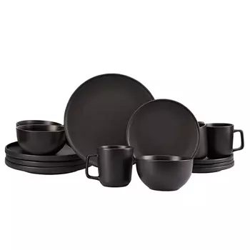 LOLIDREAM Набор столовый Black Velvet 16 предметов керамика