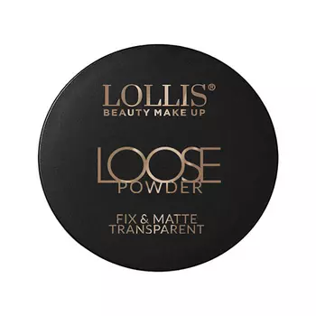 LOLLIS Пудра для лица Loose Powder Fix&Matte Transparent