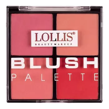 LOLLIS Румяна для лица Blush Palette 4 Colors