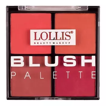 LOLLIS Румяна для лица Blush Palette 4 Colors