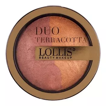 LOLLIS Румяна для лица Duo Terracotta