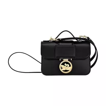 LONGCHAMP Сумка BOX-TROT Calfskin Handbag Shoulder Bag Extra Small Women's Black