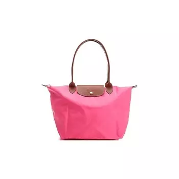 LONGCHAMP Сумка Canvas With Leather Trim Dumpling Bag Handbag