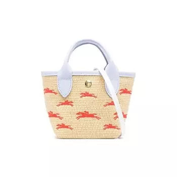 LONGCHAMP Сумка Le Panier Pliage Handbags Beige & Blue