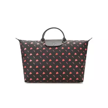 LONGCHAMP Сумка Le Pliage Fabric Dumpling Bag Women's Black Red