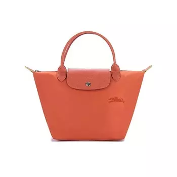 LONGCHAMP Сумка Le Pliage Green Cow Leather Trim Dumpling Bag