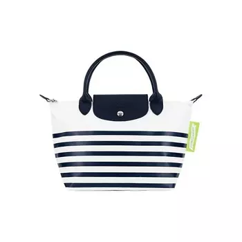 LONGCHAMP Сумка Le Pliage Handbags Marine Blue & White