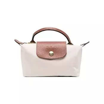 LONGCHAMP Сумка Le Pliage Recycled Canvas With Leather Trim Dumpling Bag Women's Paper Color