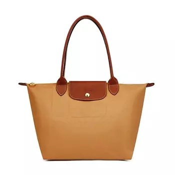 LONGCHAMP Сумка Le Pliage Recycled Polyamide With Canvas Tote Bag Medium Size Women's Sand