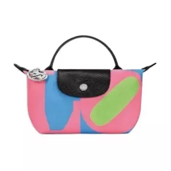 LONGCHAMP Сумка ROBERT INDIANA Collaboration Recycled Polyester Canvas Dumpling Bag