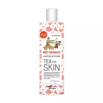 LOOK AT ME Тонер для лица питательный Tea For Skin Red Ginseng