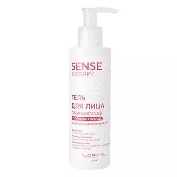 LOREN COSMETIC Гель для лица очищающий для сухой и чувствительной кожи Sense Therapy