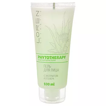 LOREN COSMETIC Гель для лица с экстрактом алоэ вера Phytotherapy