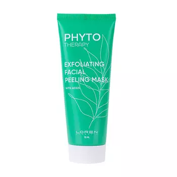 LOREN COSMETIC Маска-пилинг для лица для комбинированной и жирной кожи Phyto Therapy