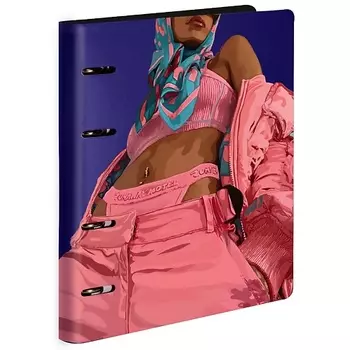 LOREX Тетрадь со сменным блоком на кольцах WHO CARES A5 80 листов