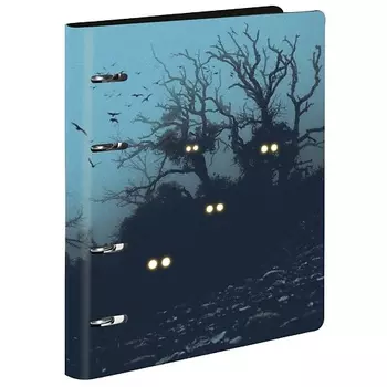 LOREX Тетрадь со сменным блоком на кольцах HORROR A5 80 листов