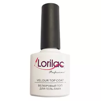 LORILAC Велюровый топ для гель-лака 10