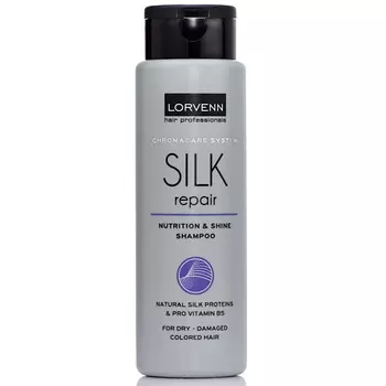 LORVENN HAIR PROFESSIONALS Шампунь SILK REPAIR реструктурирующий с протеинами шёлка 100.0