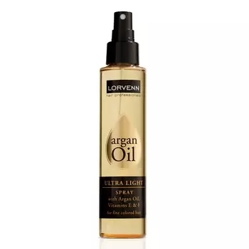 LORVENN HAIR PROFESSIONALS Ультра-легкое масло-спрей ARGAN OIL ULTRA LIGHT 125.0