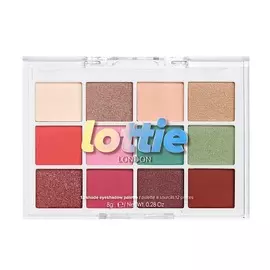 LOTTIE LONDON Палетка теней для век 12 оттенков Cherry Pop