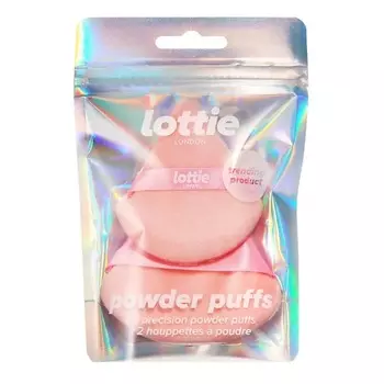 LOTTIE LONDON Пуховки для пудры треугольные Powder Puffs