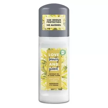LOVE BEAUTY&PLANET дезодорант шариковый ЦВЕТЫ ИЛАНГ-ИЛАНГ И КОКОС