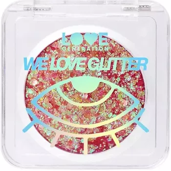 LOVE GENERATION Глиттер для лица We love glitter