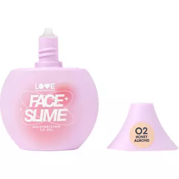 LOVE GENERATION Увлажняющий СС-гель Face Slime, уникальная гелевая текстура, легкое естественное покрытие