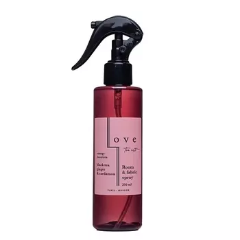 LOVE TEA ART Аромаспрей для дома и белья Черный чай, Имбирь и Кардамон 200