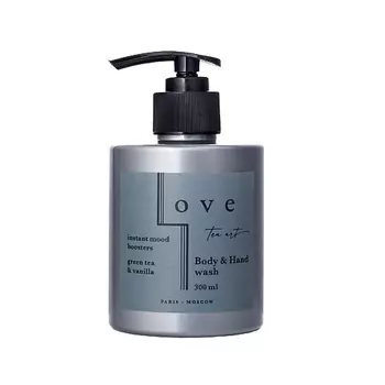 LOVE TEA ART Гель для душа и рук "Зеленый чай и Ваниль" 300