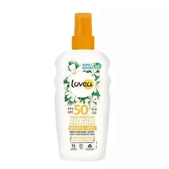 LOVEA Спрей для тела увлажняющий с SPF 50 Moisturizing Spray Very High Protection