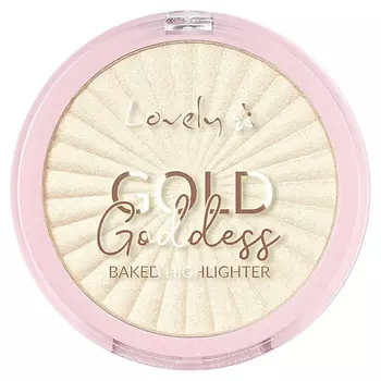 LOVELY Хайлайтер для лица Gold Goddes Baked