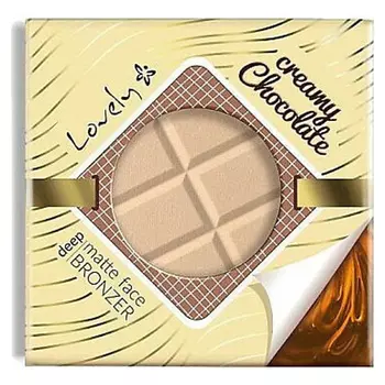 LOVELY Матирующая пудра Creamy Chocolate Deep Matte Bronze