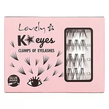 LOVELY Накладные ресницы K*Eyes Clumps Of Eyelashes