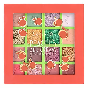 LOVELY Палетка теней Peaches & Cream