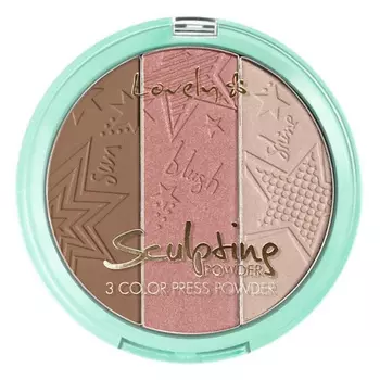 LOVELY Палитра контурной пудры Sculpting Powder