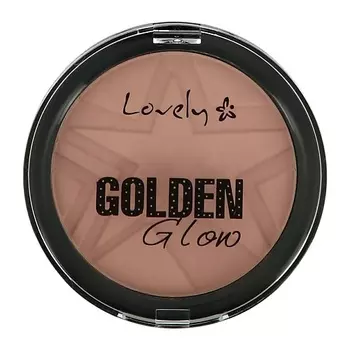 LOVELY Пудра для лица компактная GOLDEN GLOW