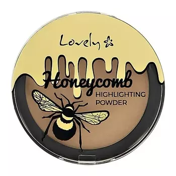 LOVELY Пудра-хайлайтер HONEY BEE