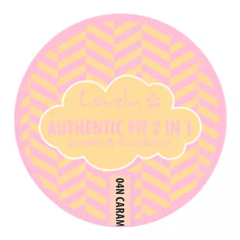 LOVELY Пудра-основа Authentic Fit 2in1