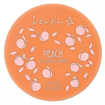 LOVELY Рассыпчатая фиксирующая пудра Peach Loose Powder